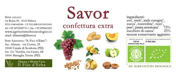 Confettura di Savor - Azienda agricola Altaura e Monte Ceva